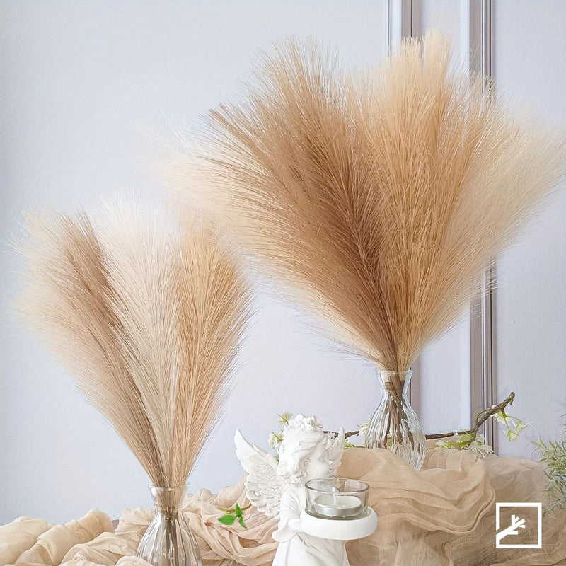 6 peças capim dos pampas, decoração rústica e elegante,arranjo artificial para decoração, casa, casamento,decoração de natal